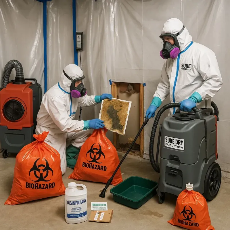 Contaminated Water Handling Protocols process in Yellow Springs, OH